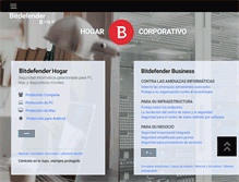 Tablet Screenshot of bitdefender.es