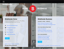 Tablet Screenshot of bitdefender.com